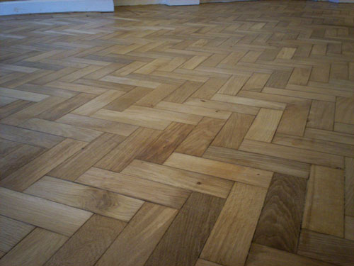 oak sanding